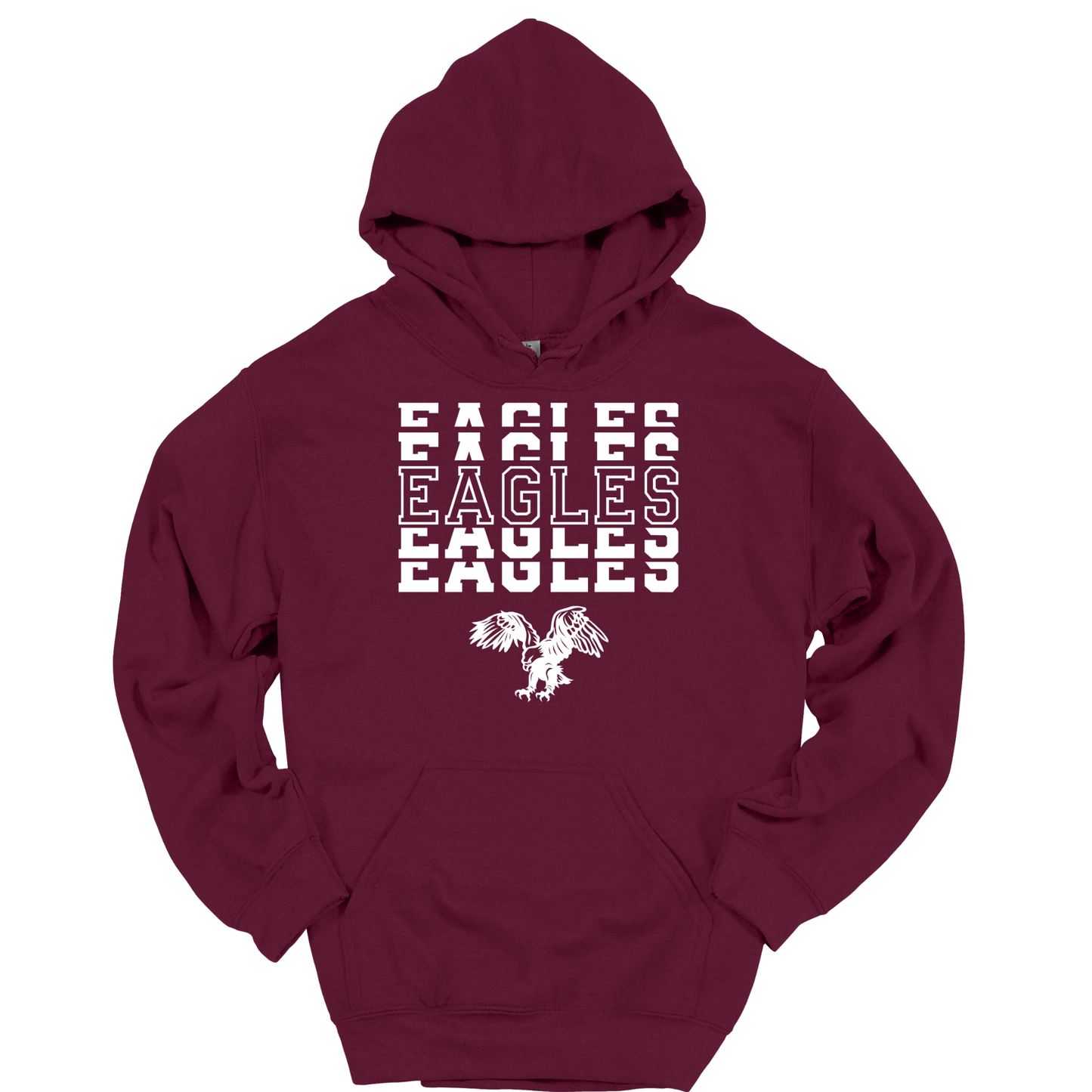 STACKED EAGLES with Logo Graphic Apparel | Adult Spirit Wear