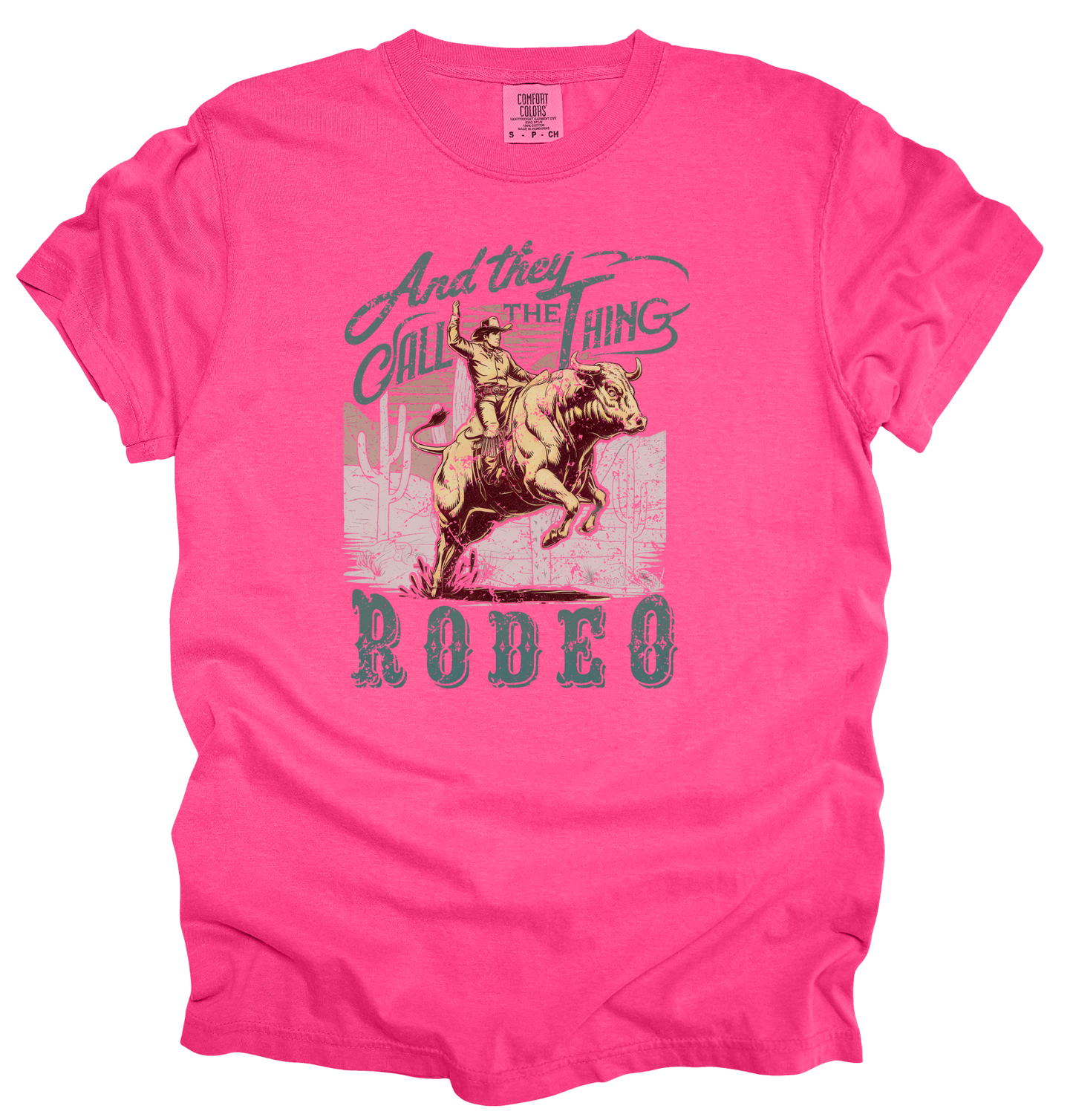 CALL THE THING RODEO DARK Graphic Apparel | Adult Tee