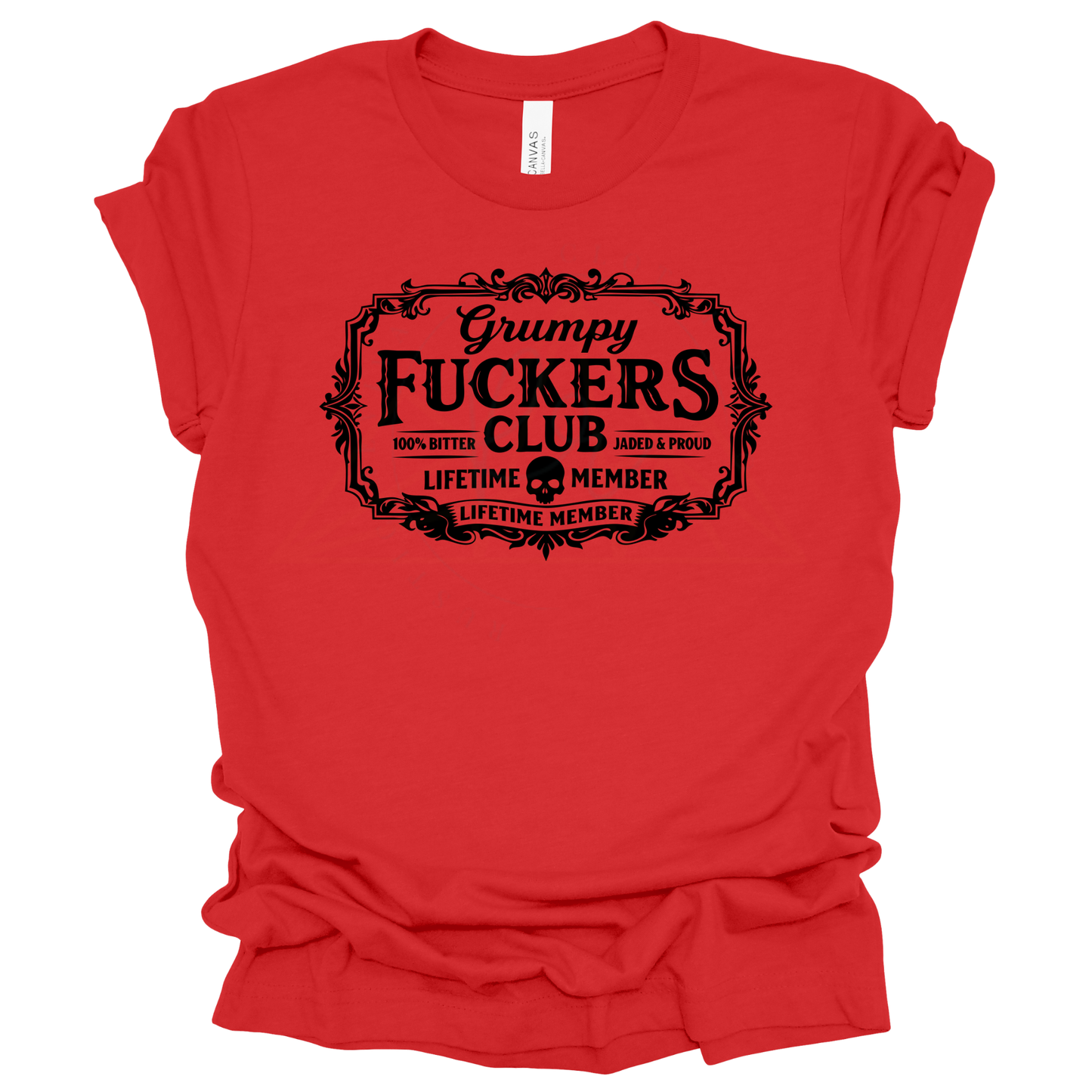 GRUMPY F'ERS CLUB Graphic Apparel | Adult Vintage Graphic Tee