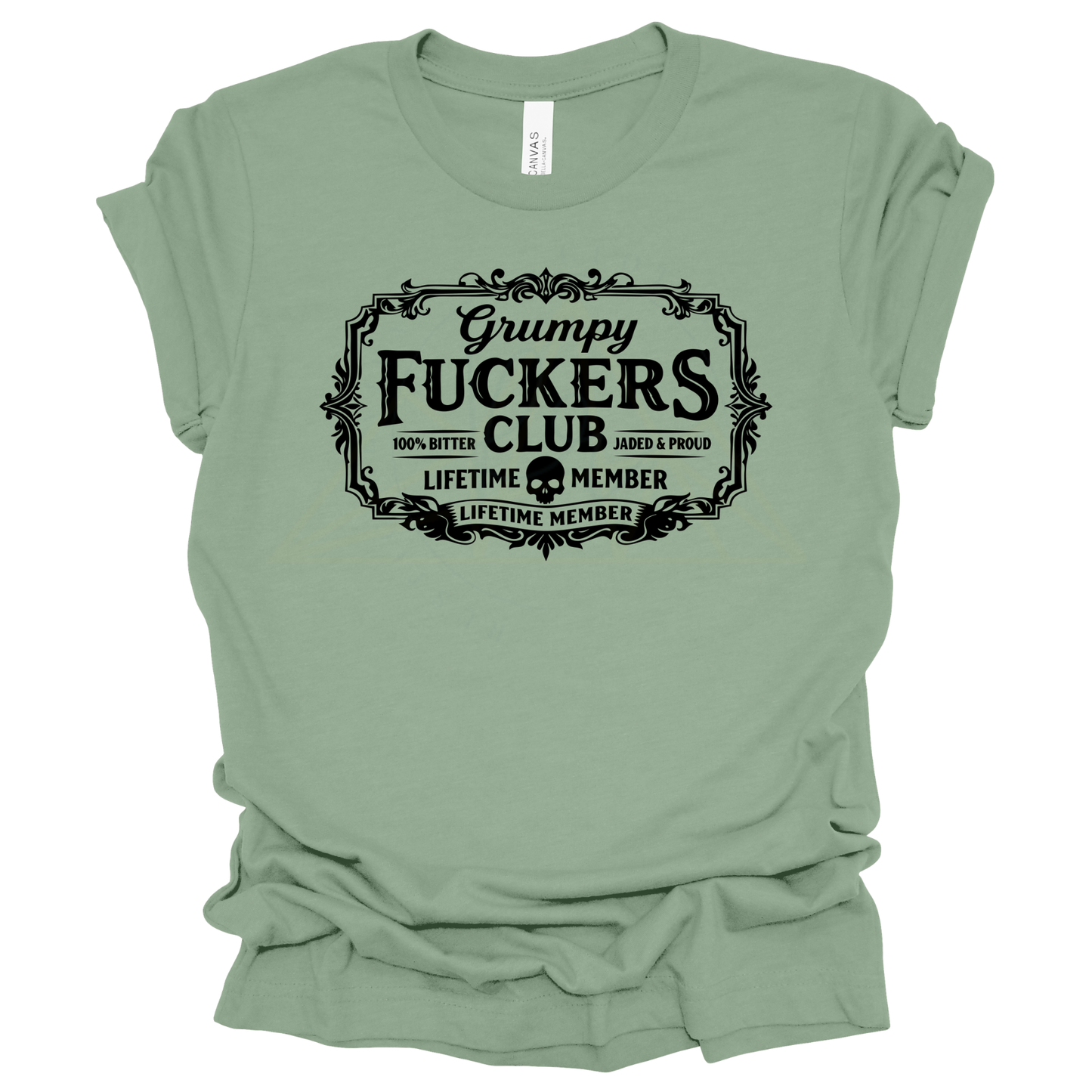 GRUMPY F'ERS CLUB Graphic Apparel | Adult Vintage Graphic Tee