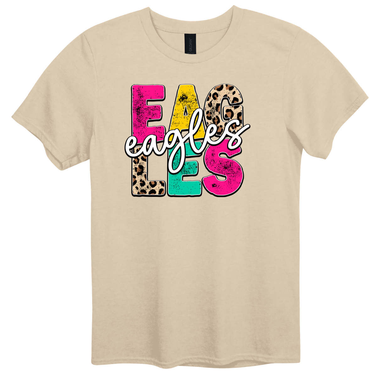 EAGLES Leopard Graphic Apparel | Adult Spirit Wear
