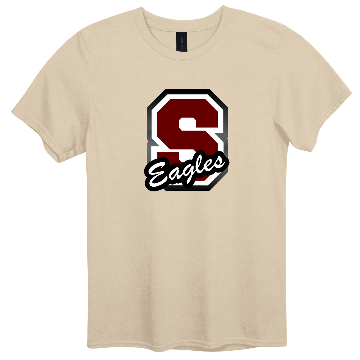 Eagles Script "S" Graphic Apparel | Adult Spirit Wear Collection