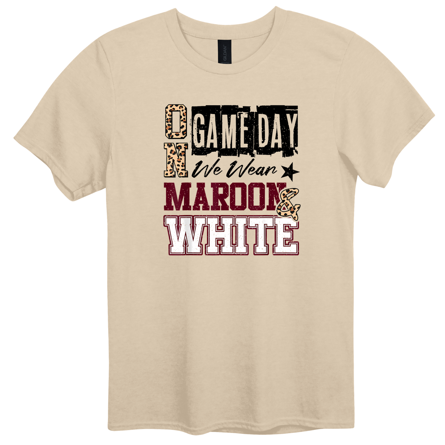 GAME DAYS Maroon & White Graphic Apparel | Adult Spirit Wear