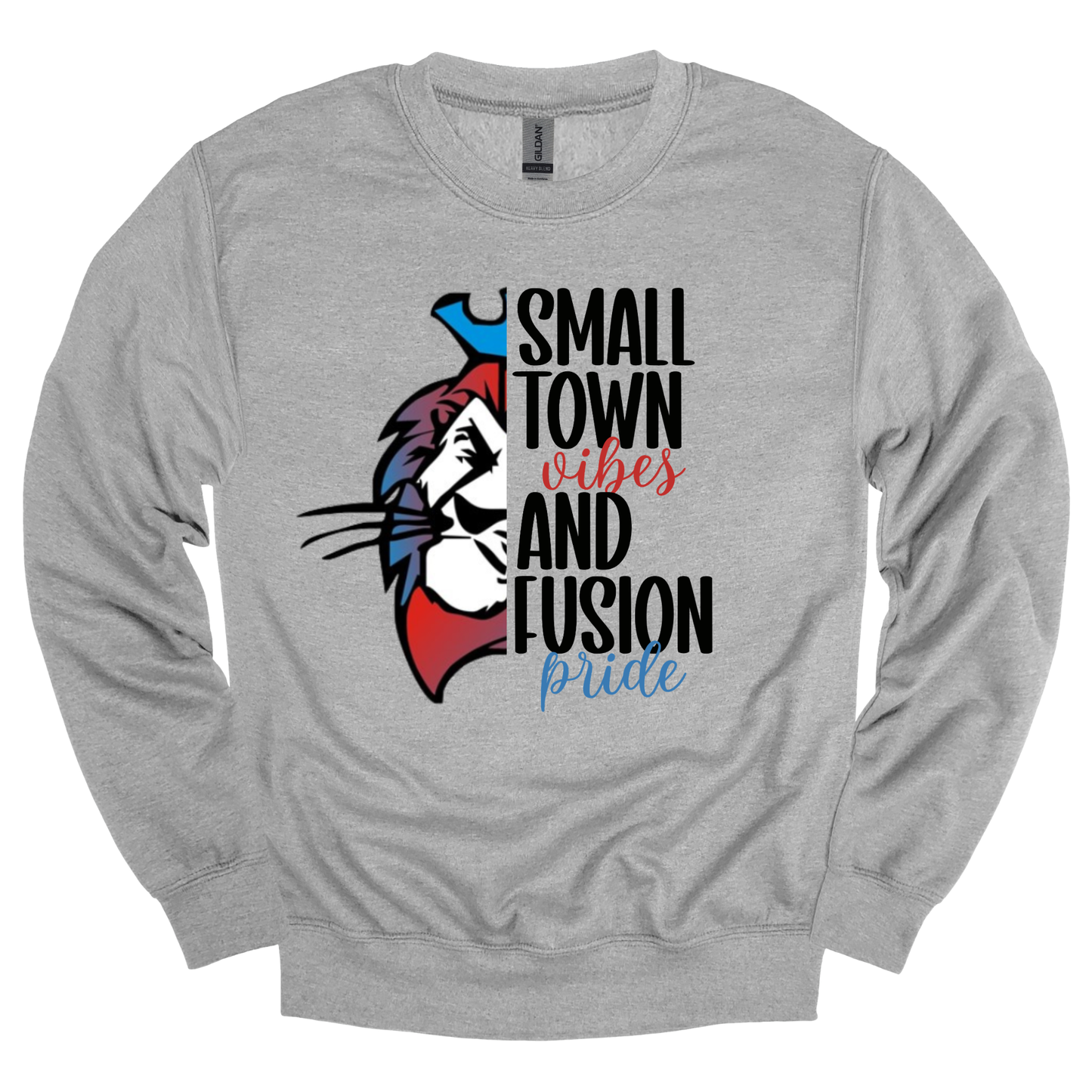 Small Town Vibes Fusion Graphic Apparel | Adult Spirit Wear