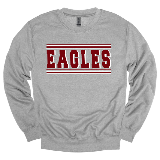 EAGLES Vintage Stripes Graphic Apparel | Adult Spirit Wear