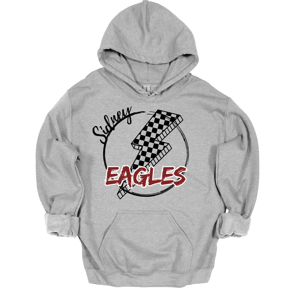 SIDNEY EAGLES Lightning Bolt Graphic Apparel | Adult Spirit Wear