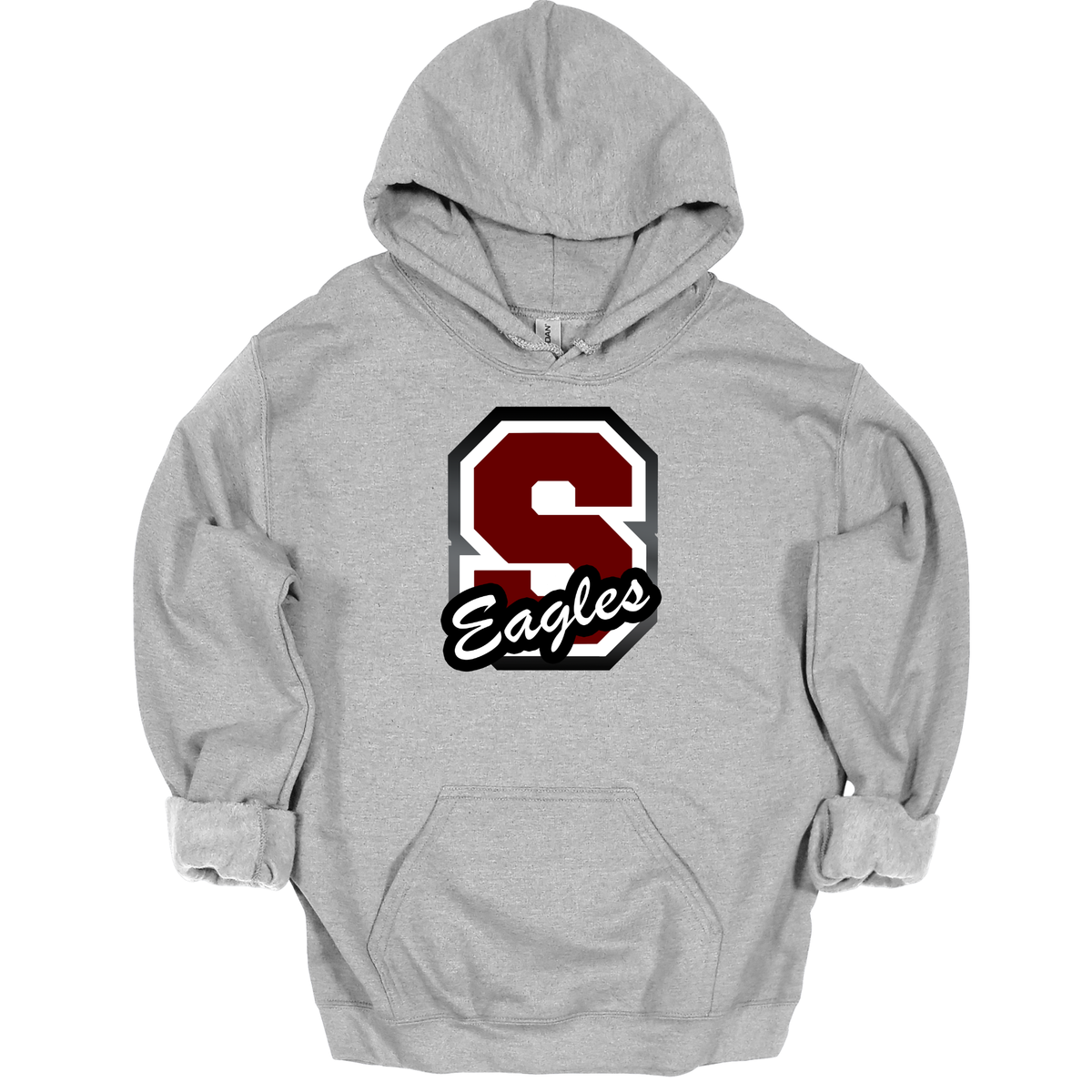 Eagles Script "S" Graphic Apparel | Adult Spirit Wear Collection