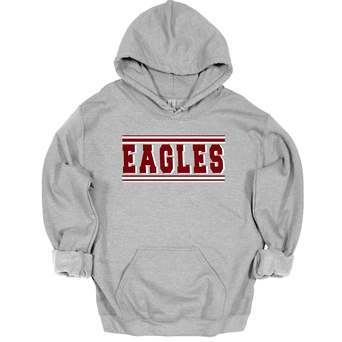 EAGLES Vintage Stripes Graphic Apparel | Adult Spirit Wear