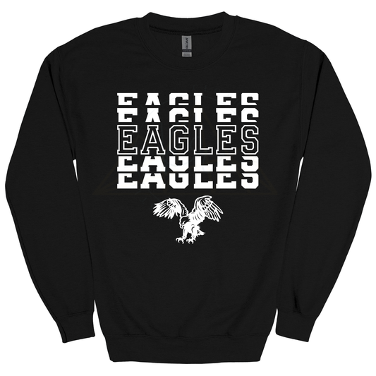 STACKED EAGLES with Logo Graphic Apparel | Adult Spirit Wear