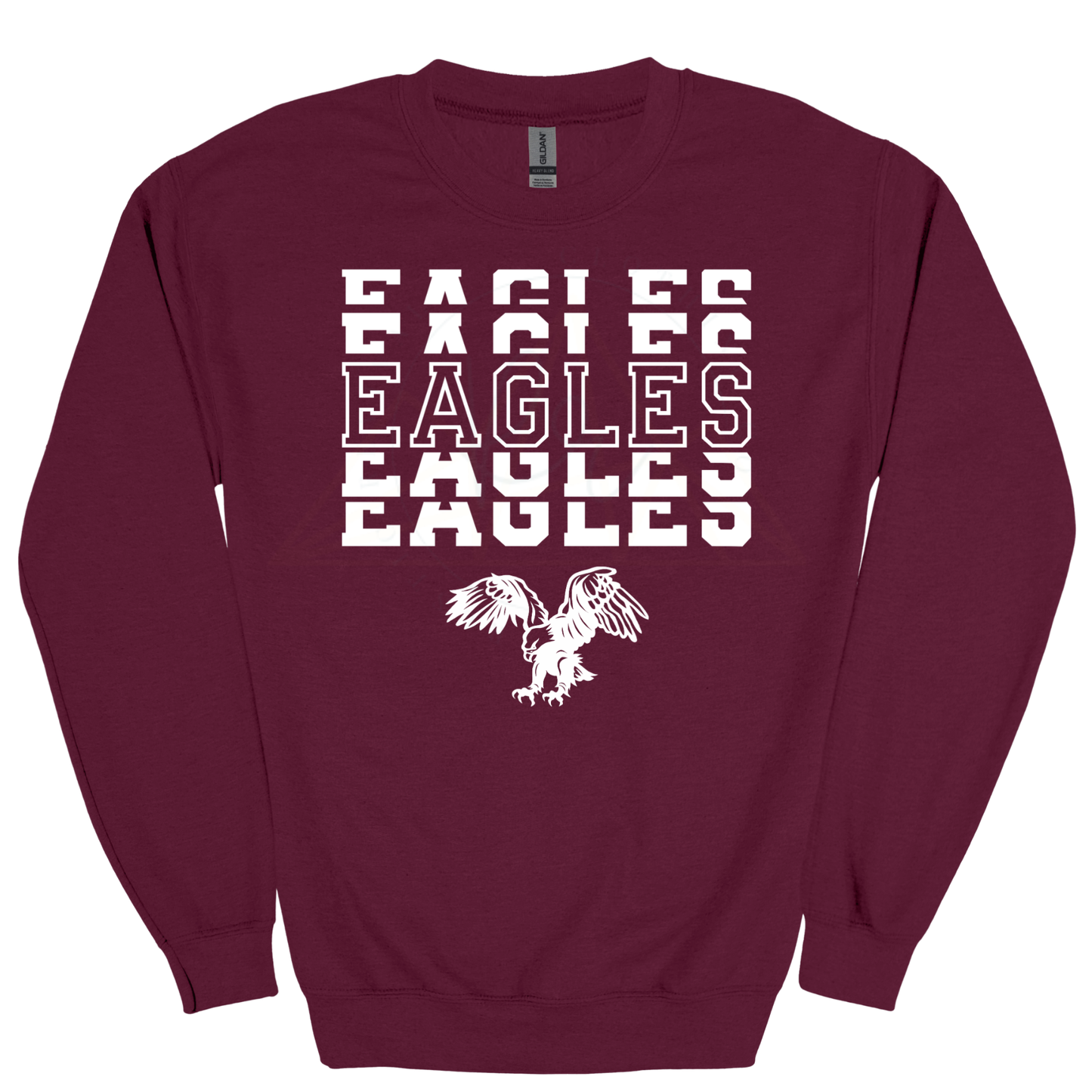 STACKED EAGLES with Logo Graphic Apparel | Youth Spirit Wear