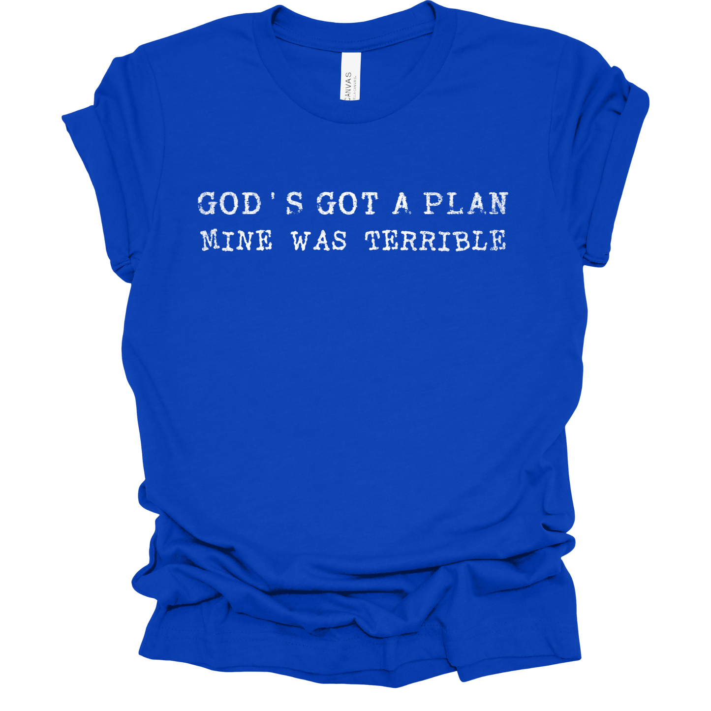 GOD'S PLAN Graphic Apparel | Adult Tee