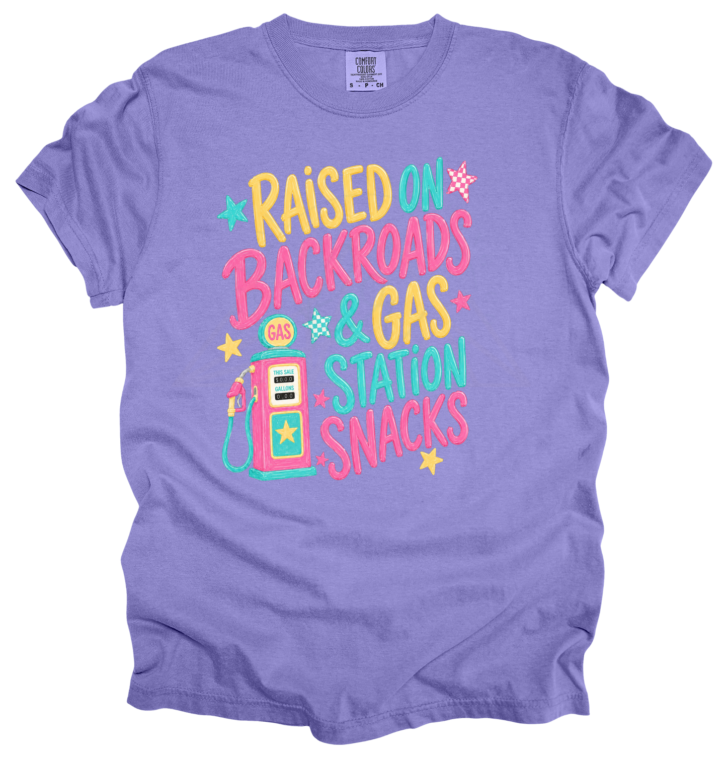 BACKROADS & SNACKS Graphic Apparel | Adult Tee & Tank