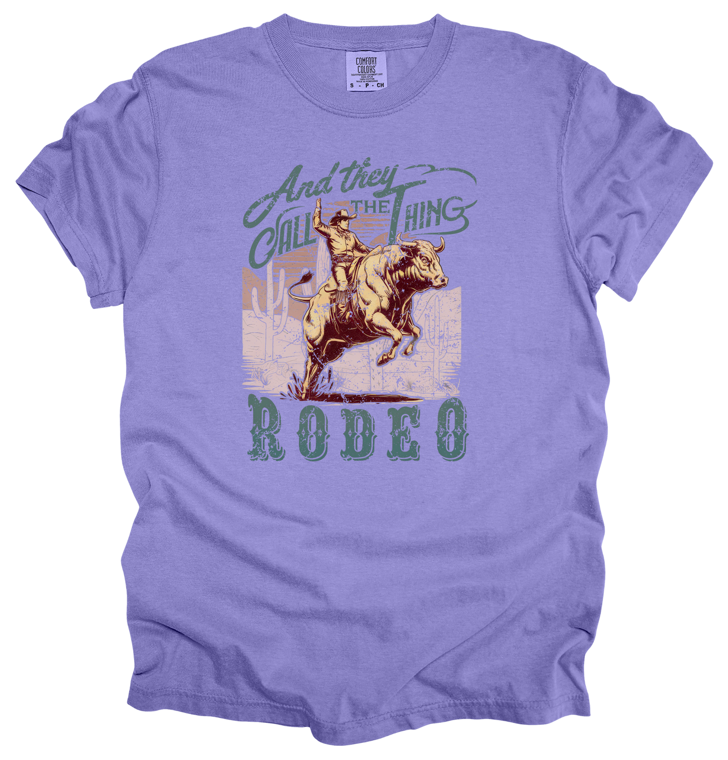 CALL THE THING RODEO DARK Graphic Apparel | Adult Tee