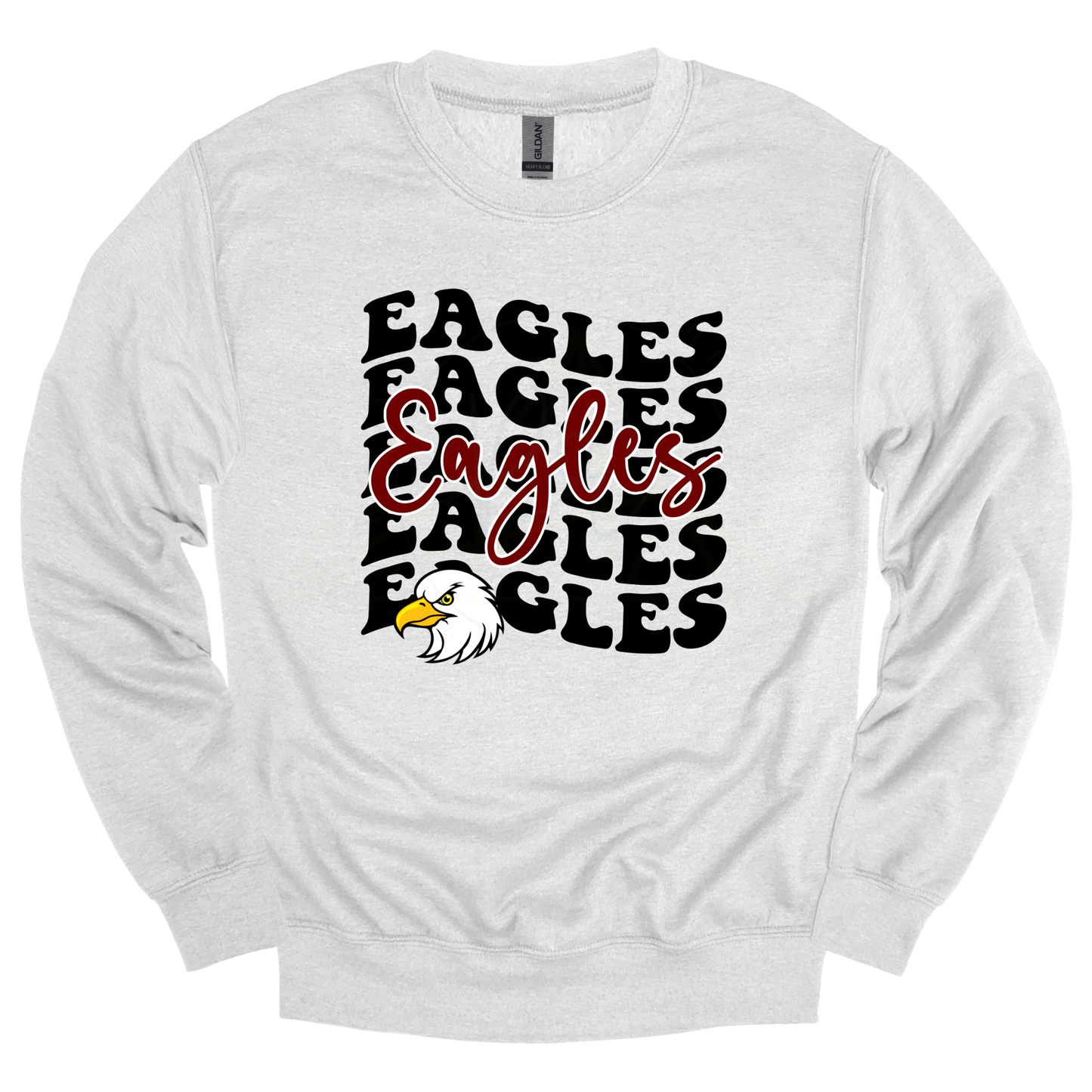 WAVY EAGLES Stacked Graphic Apparel | Adult Spirit Wear