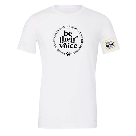 Be Their Voice White