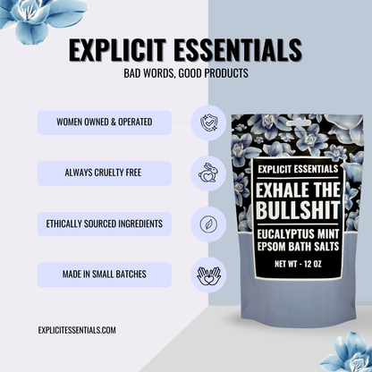 Exhale The Bullshit Bath Salts 12oz Bag