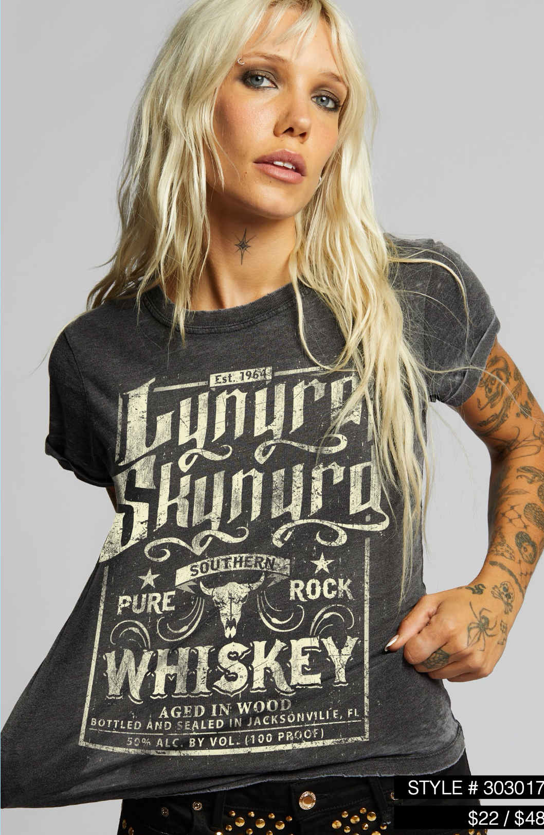 Lynyrd Skynyrd Ss Tee: Black