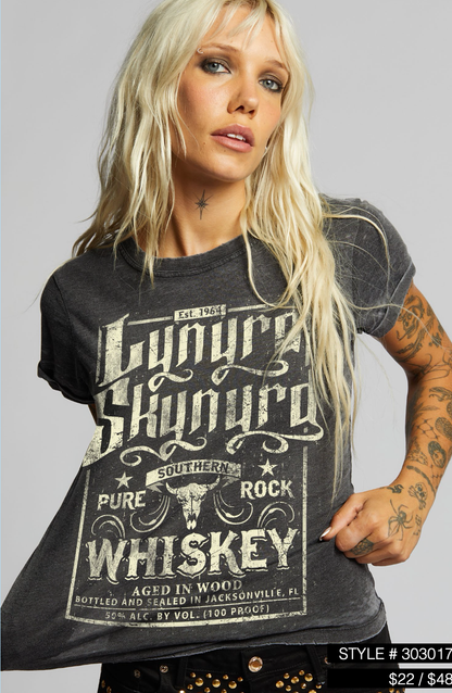 Lynyrd Skynyrd Ss Tee: Black