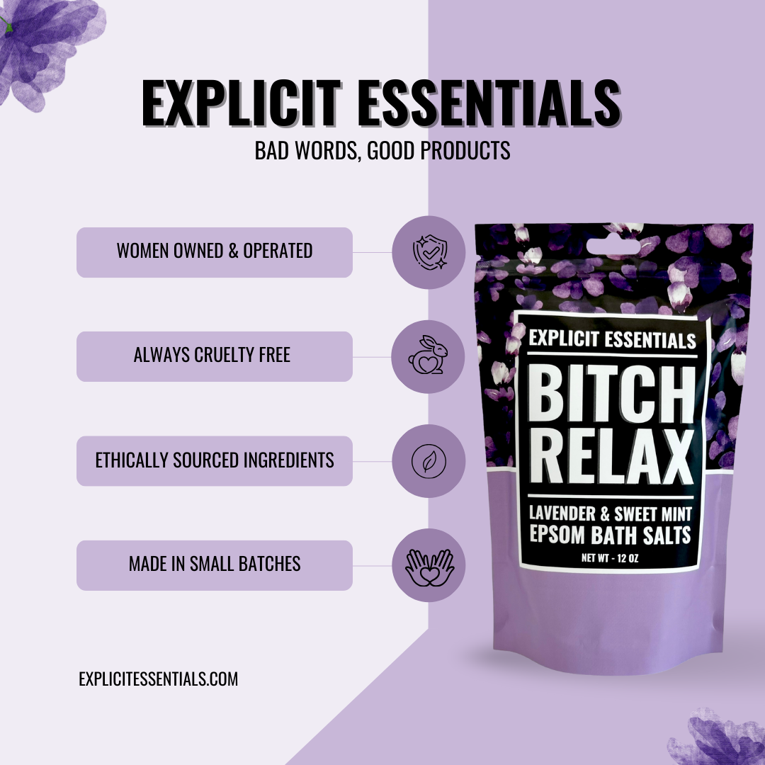 Bitch Relax Bath Salts 12oz Bag
