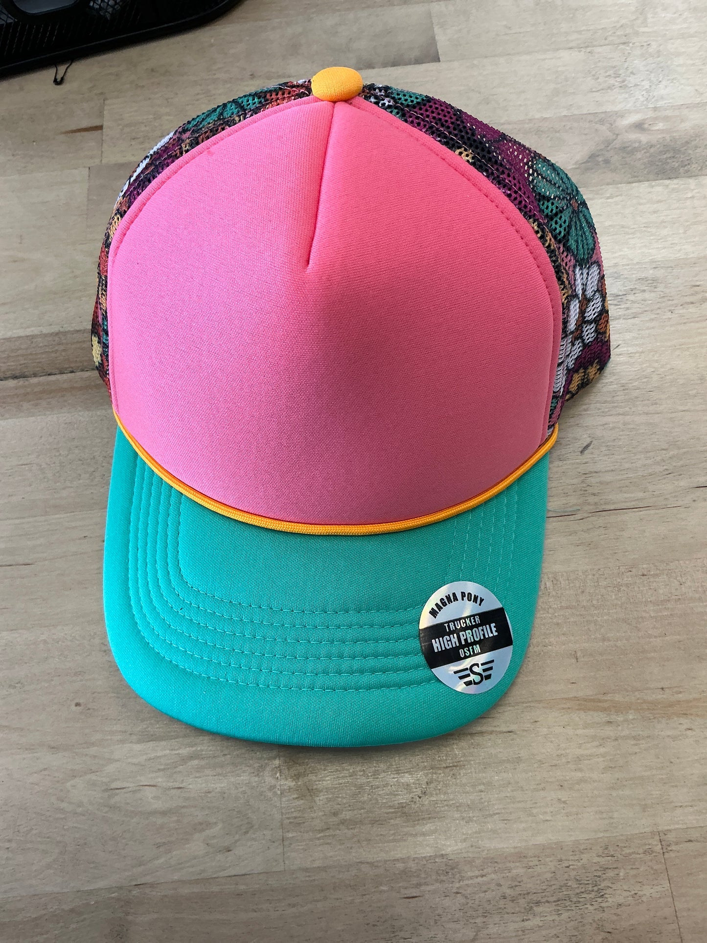 Magna Pony Floral Mesh Cap