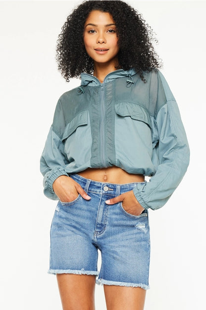 KanCan Frayed Hem Shorts