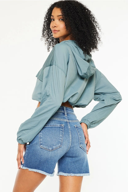 KanCan Frayed Hem Shorts